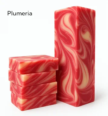 plumeria-cold-process-soap-bar